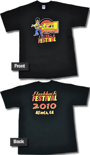 KISS 104.1 Flashback Festival T-shirt 2010 ATL